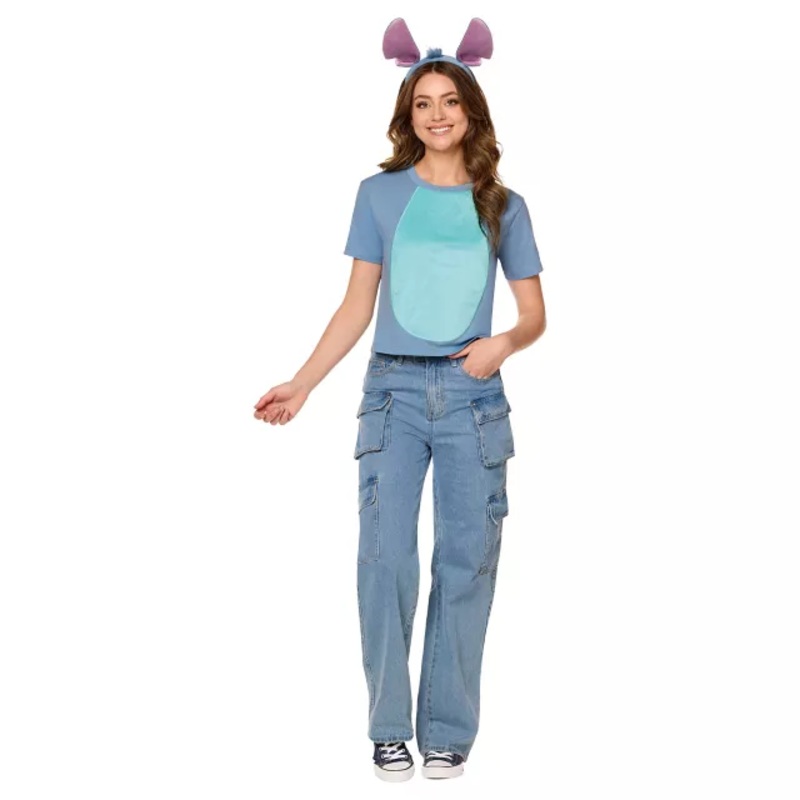 Adult Stitch Costume Kit - Lilo & Stitch BLUE ADULT EX SMALL