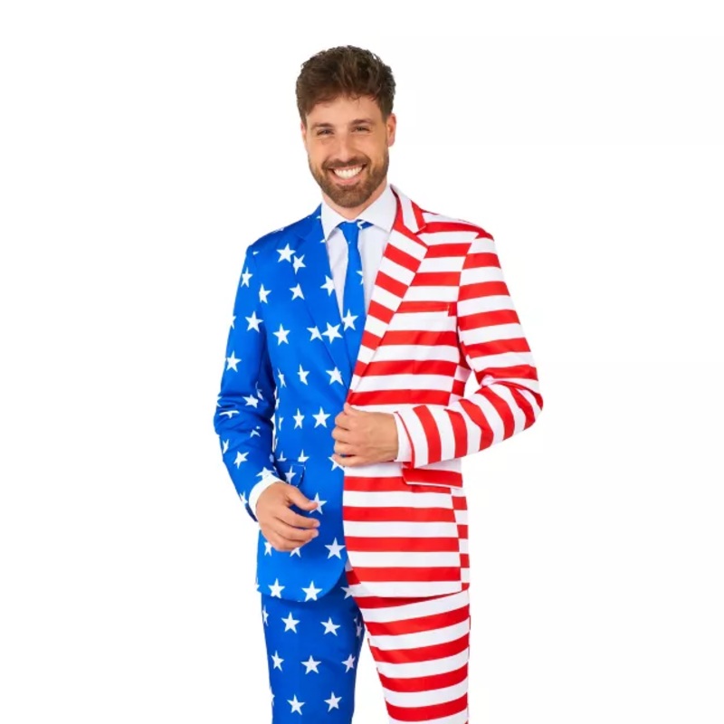 Americana Suit MULTI-COLOR ADULT MEDIUM