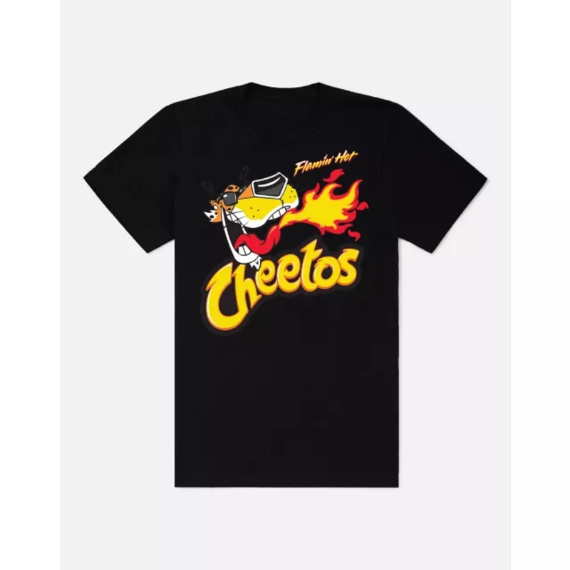 Cheetos T Shirt BLACK ADULT SMALL