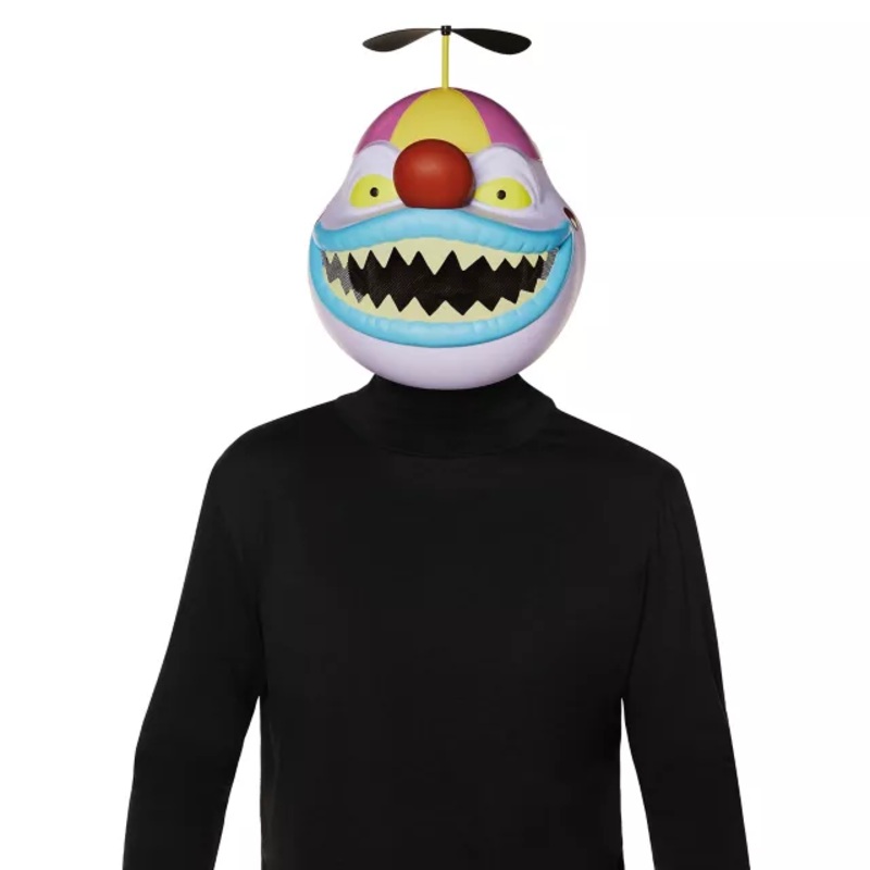 Clown Half Mask - Nightmare Before Christmas MULTI-COLOR ONE SIZE FITS MOST