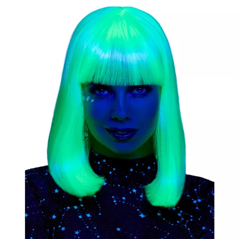 Glow In The Dark Wig GLOW IN THE DARK ONE SIZE FITS MOST