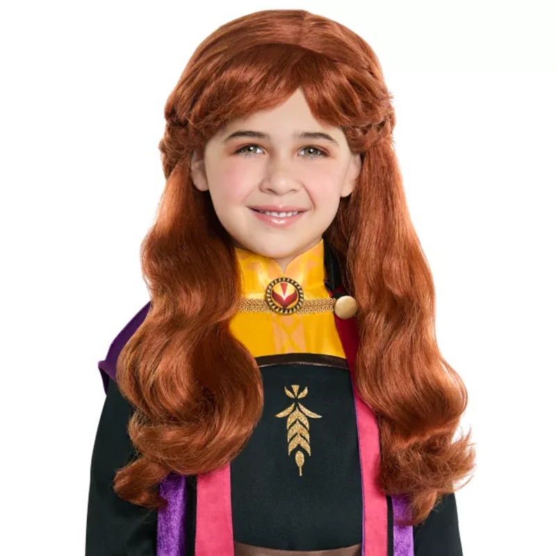 Kids Anna Wig - Frozen 2 ORANGE CHILD ONE SIZE