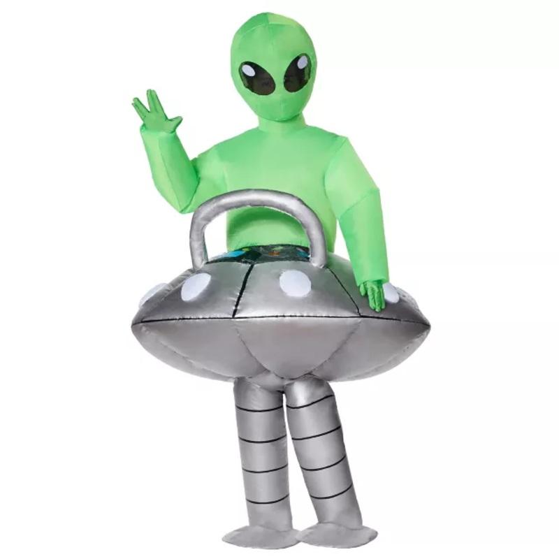 Kids Inflatable Alien UFO Costume  CHILD ONE SIZE