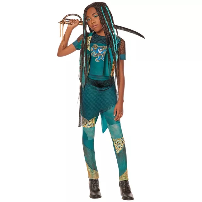 Kids Uma Costume - Descendants 3 TEAL CHILD EXTRA SM