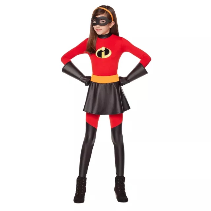 Kids Violet Costume - The Incredibles BLACK AND RED CHILD SMALL