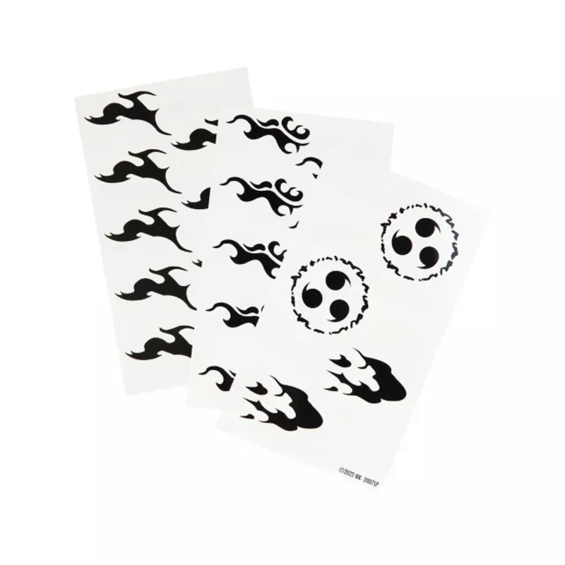 Sasuke Curse Marks Tattoo Set - Naruto Shippuden BLACK ONE SIZE FITS MOST