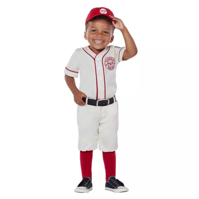 Toddler Jimmy Costume - A League of Their Own WHITE 2T