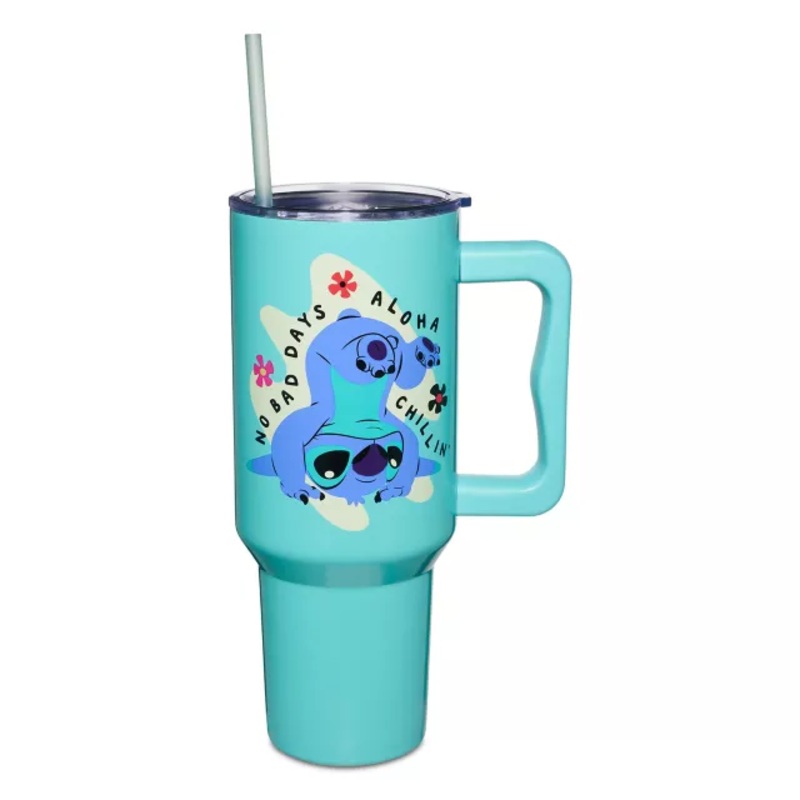 Aloha Stitch Tumbler with Straw 40 oz. - Lilo & Stitch BLUE 40 OUNCE