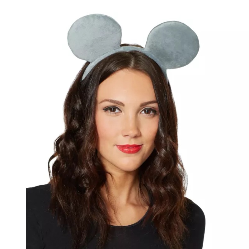 Faux Fur Mouse Ears GRAY ONE SIZE FITS MOST