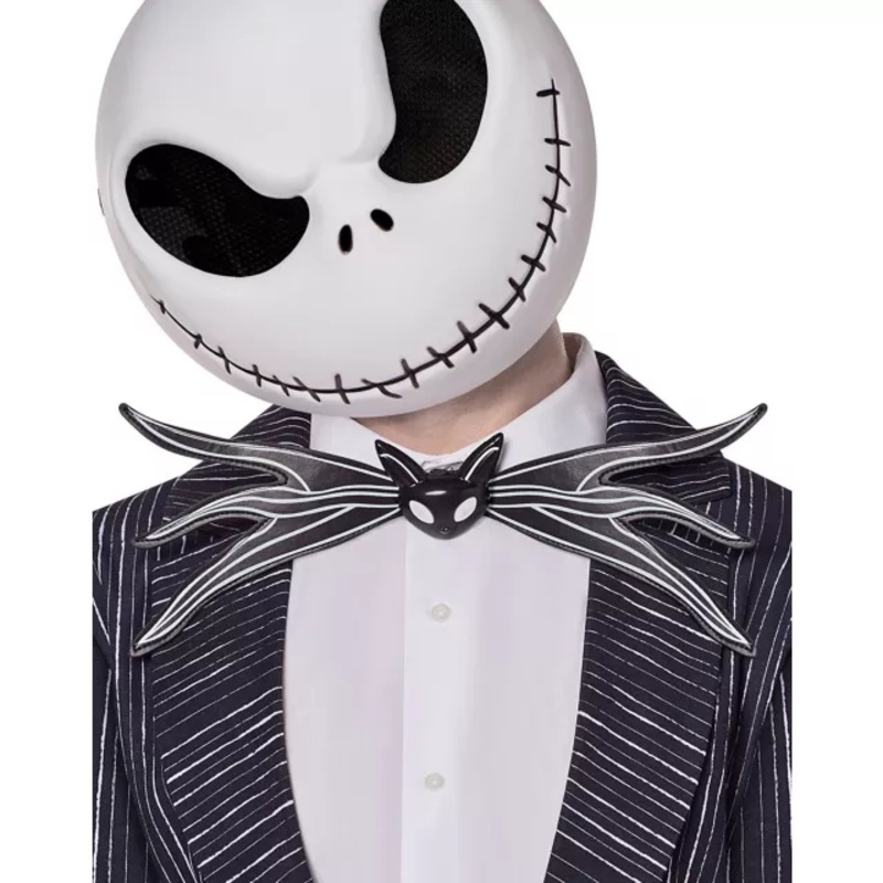 Jack Skellington Bat Bowtie - The Nightmare Before Christmas BLACK AND WHITE ONE SIZE FITS MOST