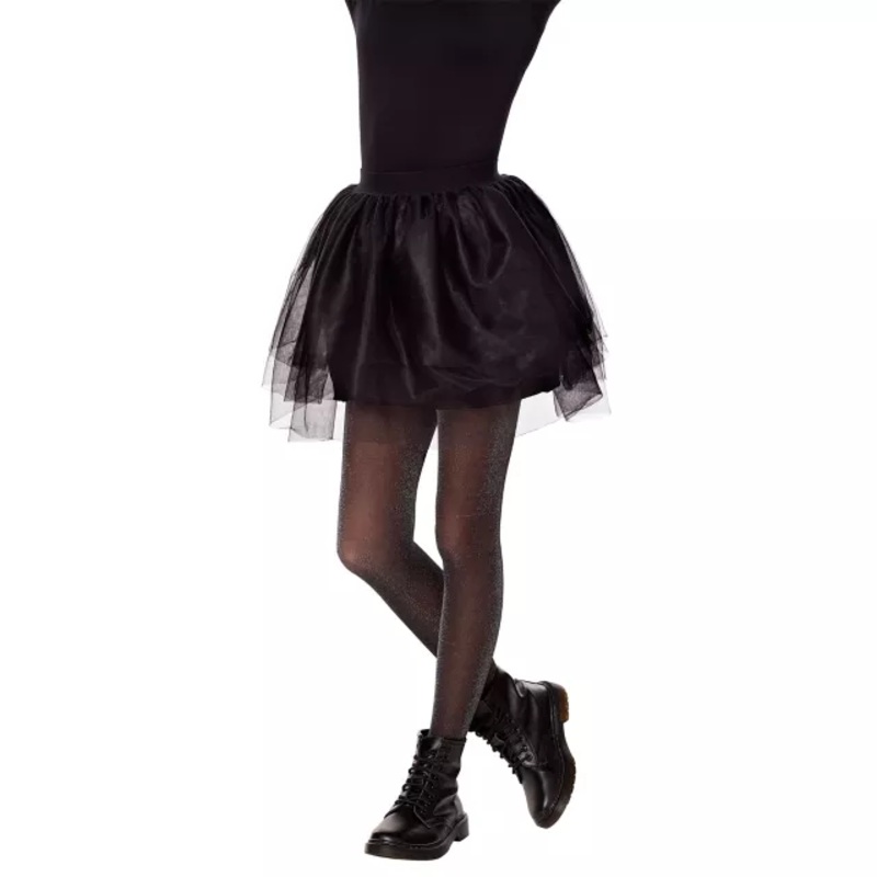 Kids Black Tulle Skirt BLACK CHILD XS/SM