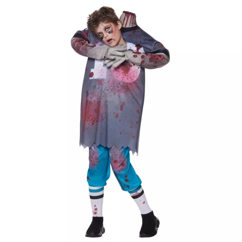 Kids Dead Zone Zombie Costume BLUE BOYS S/M