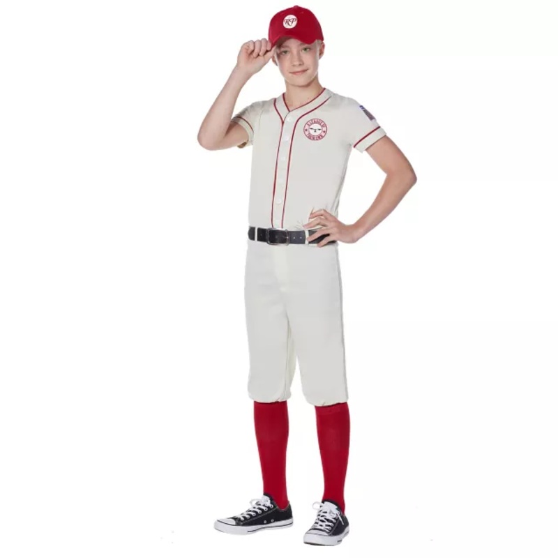 Kids Jimmy Costume - A League of Their Own WHITE CHILD SMALL