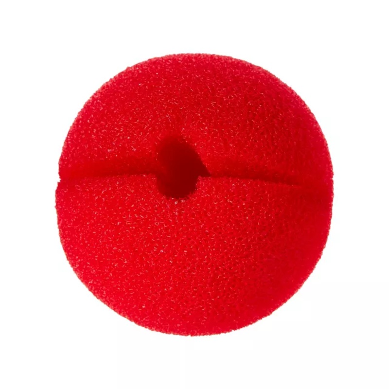 Red Foam Clown Nose RED ONE SIZE FITS MOST