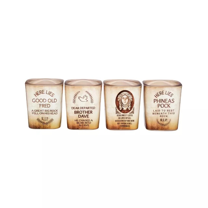 The Haunted Mansion Mini Glass Set - 4 Pack MULTI-COLOR