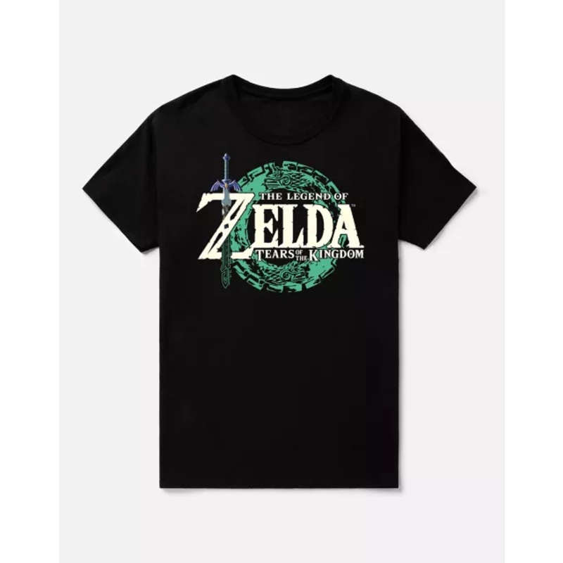 The Legend of Zelda Tears of the Kingdom T Shirt BLACK ADULT SMALL
