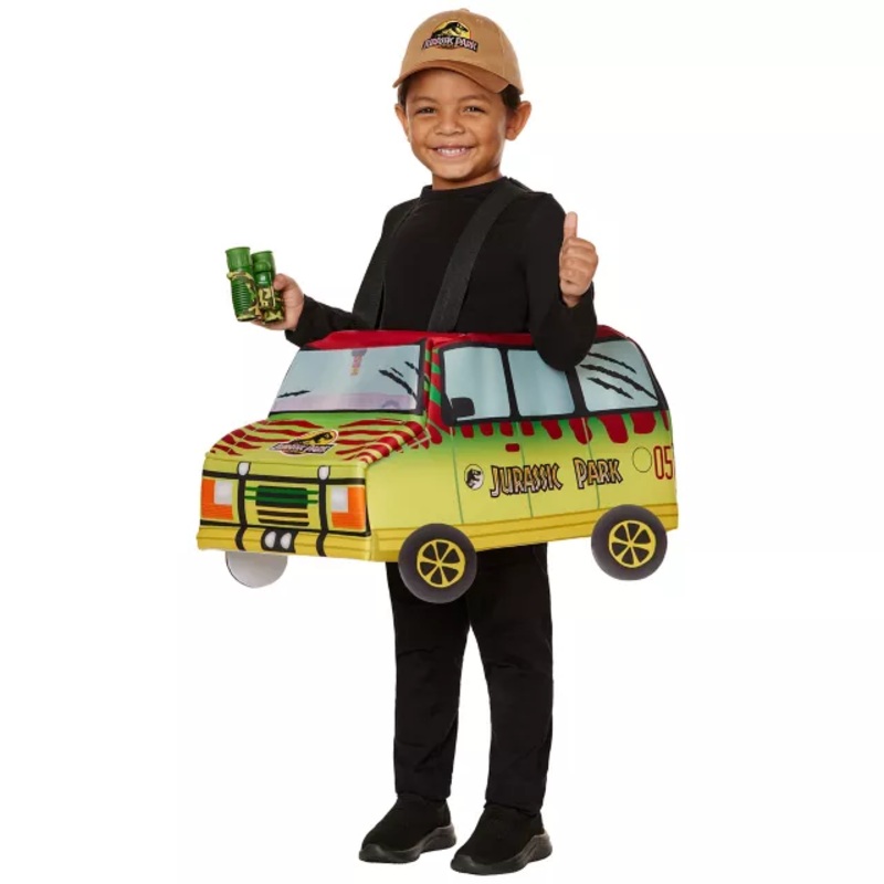 Toddler Jurassic Park Ride-Along Costume GREEN T 1 SZ FIT MOST