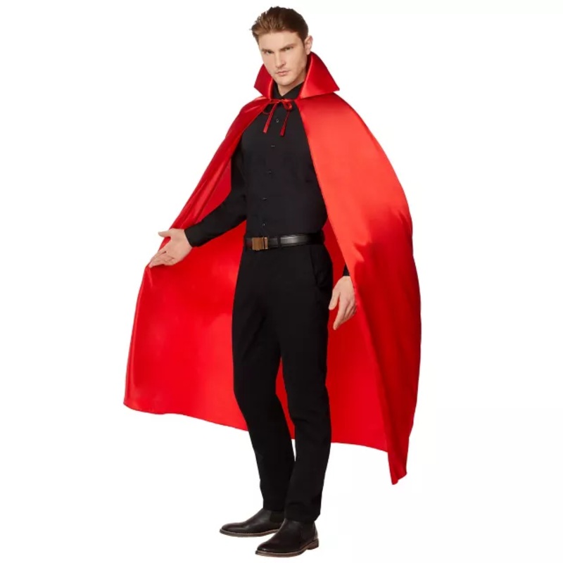 56 Inch Red Cape RED ONE SIZE FITS MOST