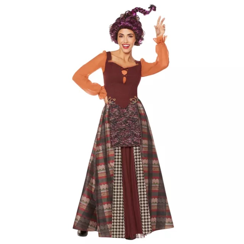 Adult Mary Sanderson Costume - Hocus Pocus MULTI-COLOR ADULT SMALL