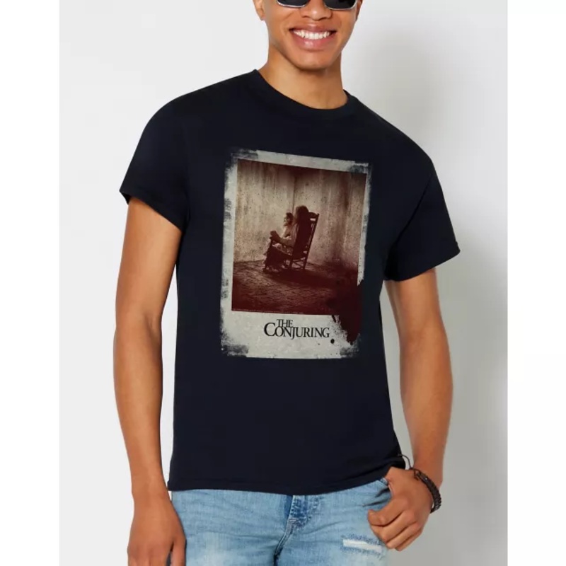 Annabelle Polaroid T Shirt- The Conjuring BLACK ADULT SMALL