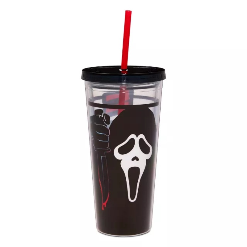 Ghost Face Killin' It Cup with Straw - 22 oz. BLACK 22 OUNCE