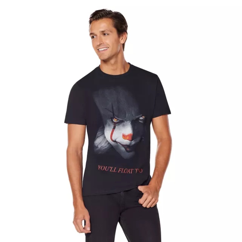 Hi Georgie Pennywise T Shirt - It BLACK ADULT MEDIUM