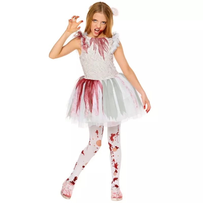 Kids Abigail Costume RED AND WHITE CHILD EXTRA SM