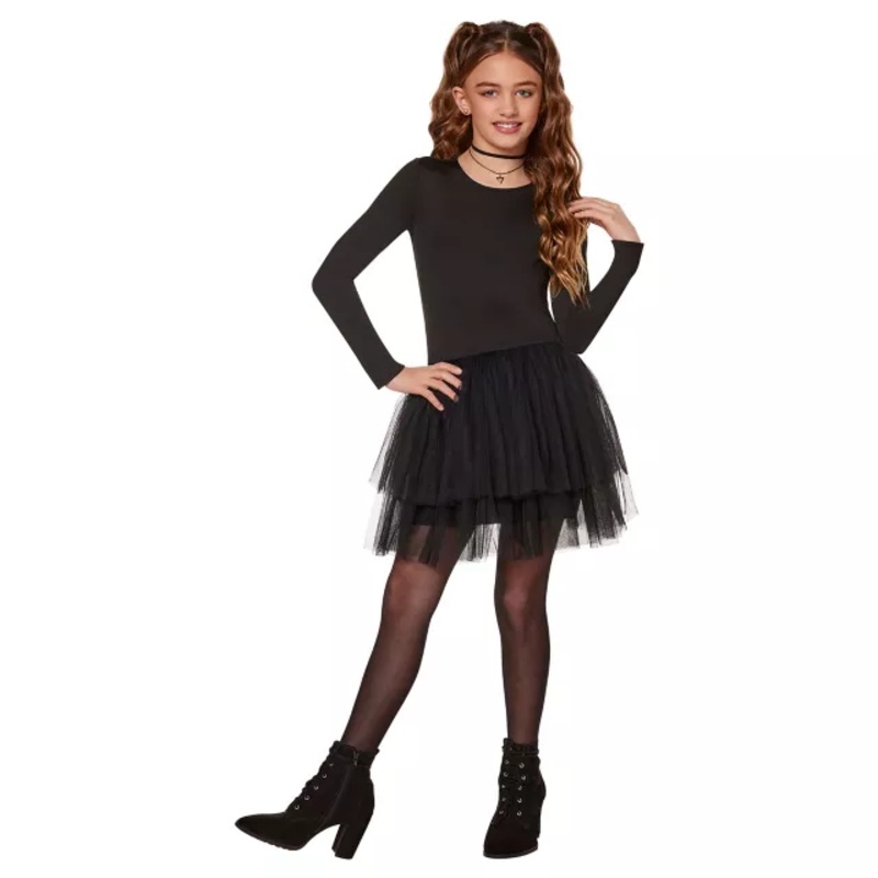 Kids Black Starter Tutu Dress BLACK CHILD MEDIUM