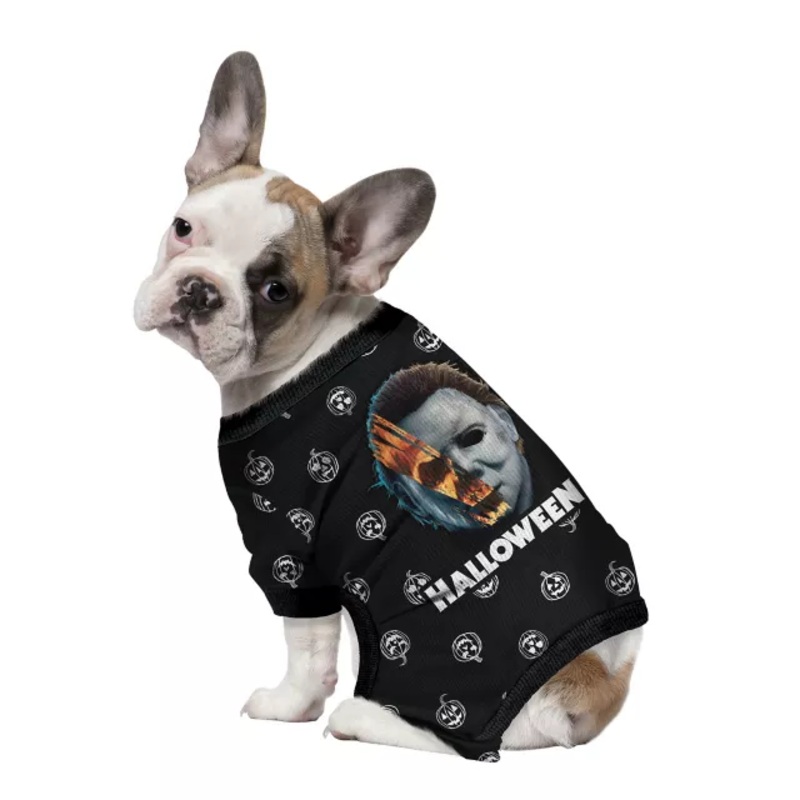Michael Myers Pet Pajamas - Halloween II BLACK PET SMALL