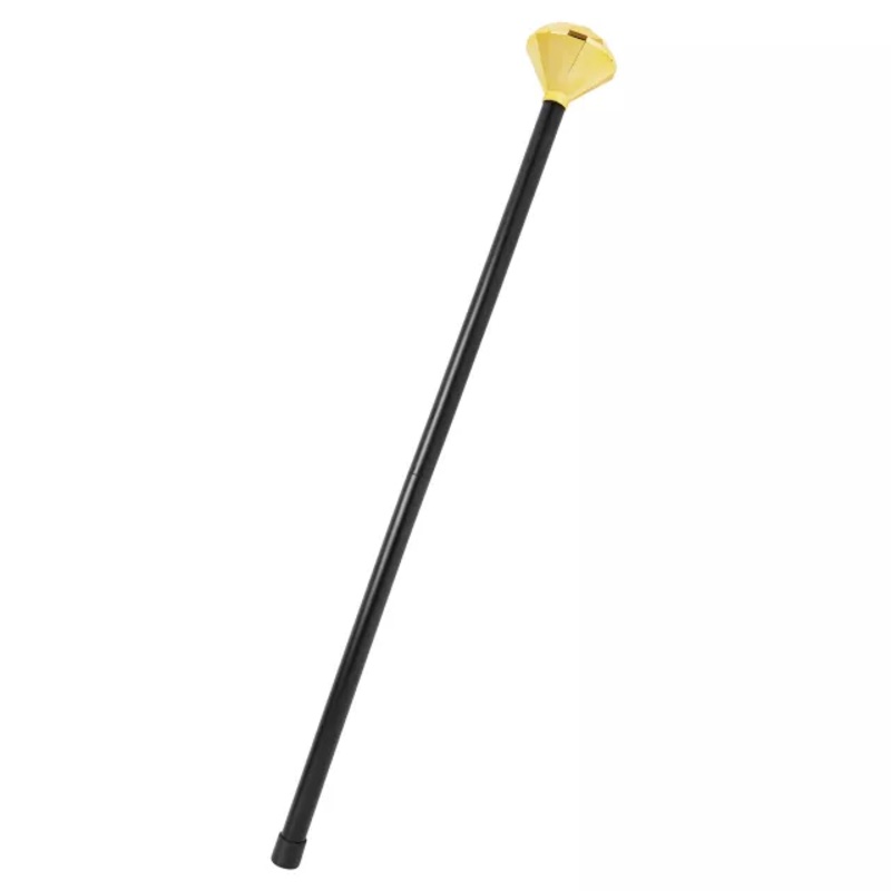 Pimp Cane with Diamond Tip GOLD