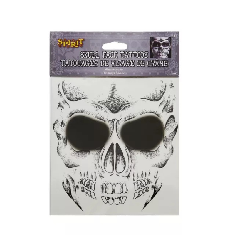 Skeleton Face Tattoo  No Size