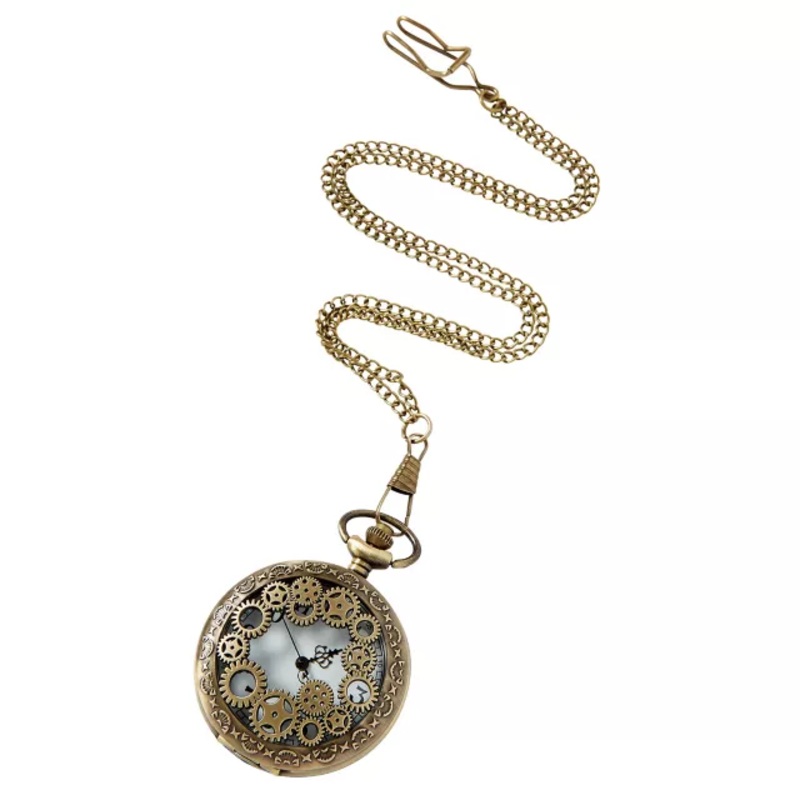 Steampunk Pocket Watch GOLD No Size