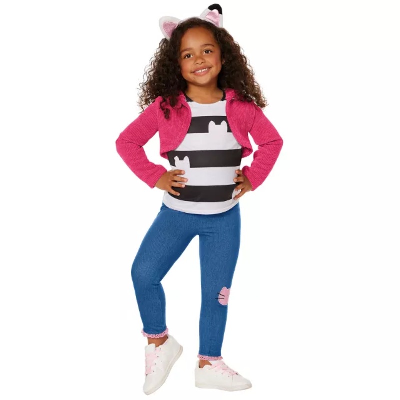 Toddler Gabby Costume - Gabby's Dollhouse PINK/BLUE 2T