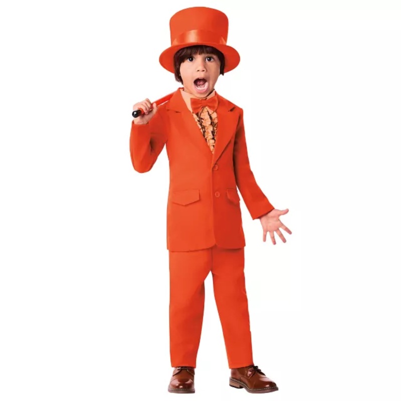 Toddler Lloyd Costume - Dumb and Dumber ORANGE 2T