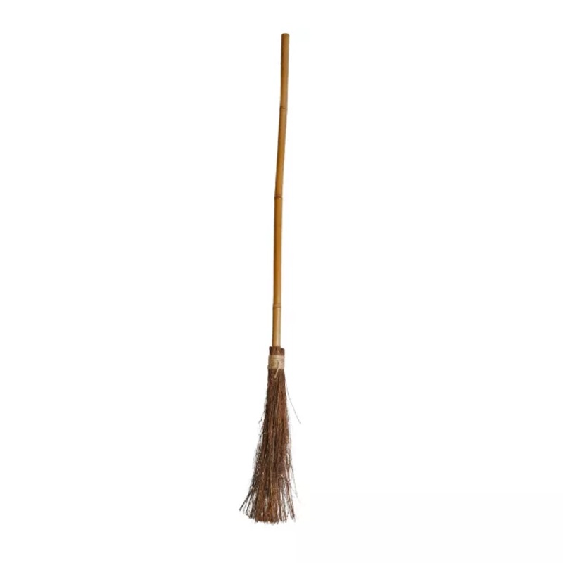 56 Inch Witch Broom NATURAL