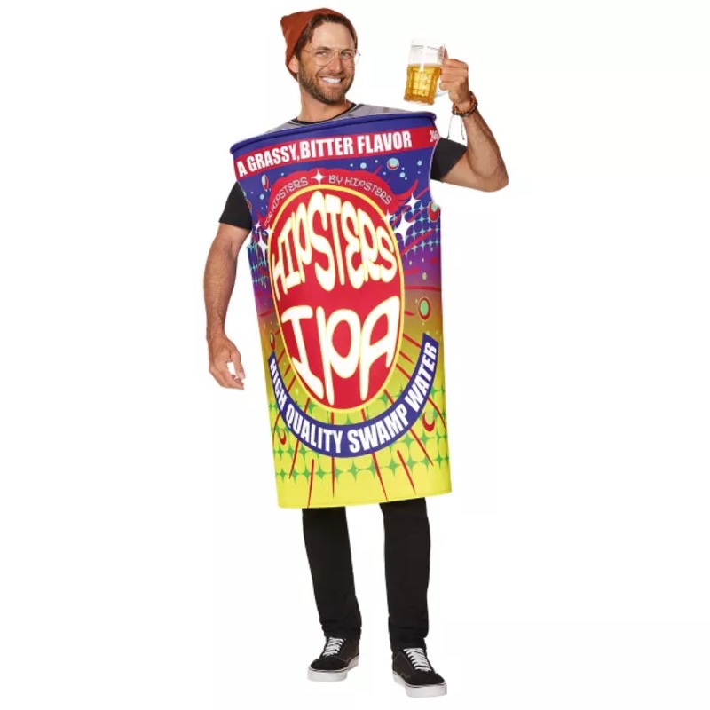 Adult IPA Can Costume MULTI-COLOR ONE SIZE FITS MOST