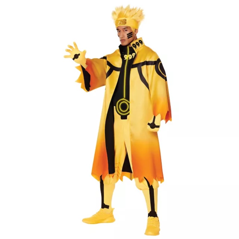 Adult Naruto Costume The Signature Collection - Naruto Shippuden YELLOW ADULT SMALL