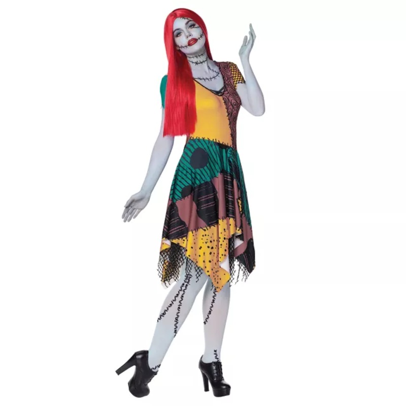 Adult Sally Costume - The Nightmare Before Christmas WHITE - MULTI ADULT EX SMALL