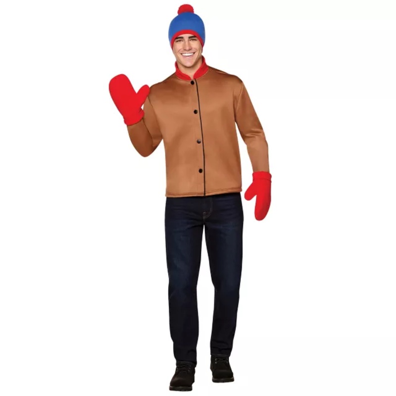 Adult Stan Costume Kit - South Park BROWN ADULT MEDIUM