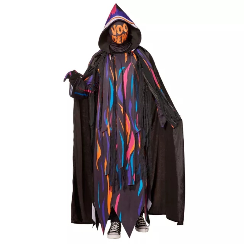 Adult VOO-DEW Grim Costume - Mountain Dew BLACK ONE SIZE FITS MOST