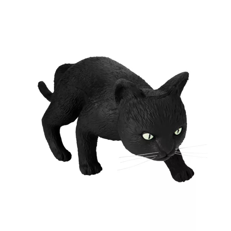 Arched Back Latex Black Cat  No Size