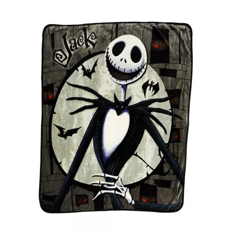 Jack and Sally Reversible Fleece Blanket - The Nightmare Before Christmas MULTI-COLOR ONE SIZE FITS MOST