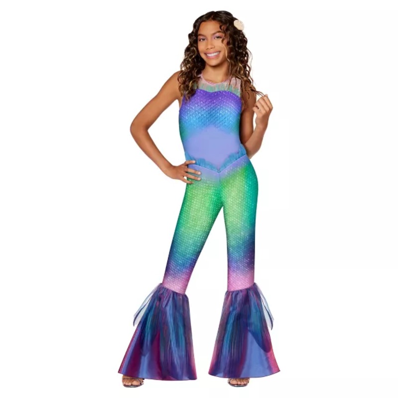 Kids Ariel Costume - The Little Mermaid GREEN CHILD SMALL