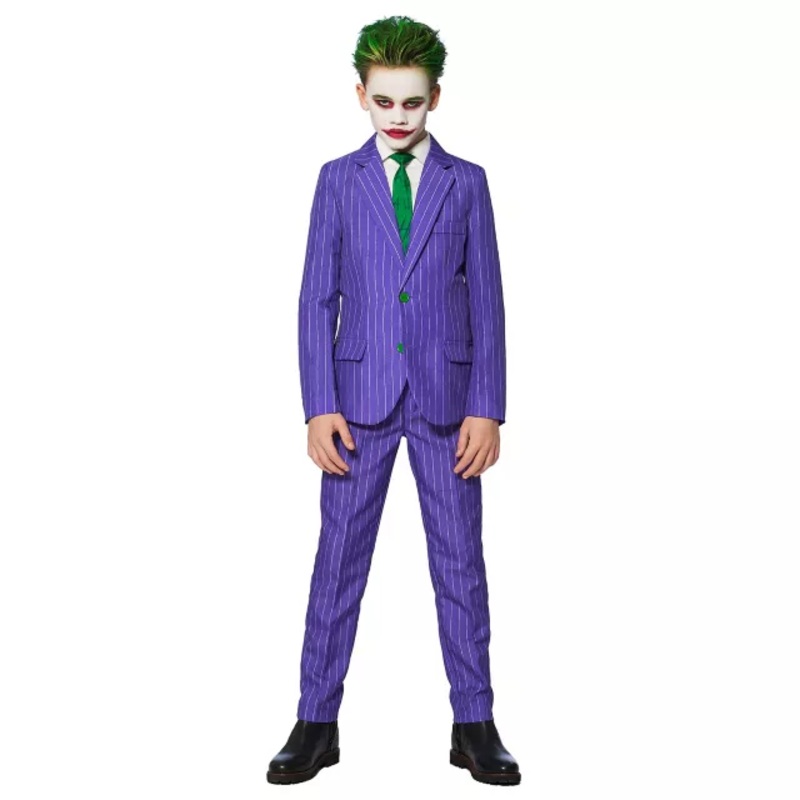 Kids The Joker Party Suit - DC Comics PURPLE CHILD SMALL