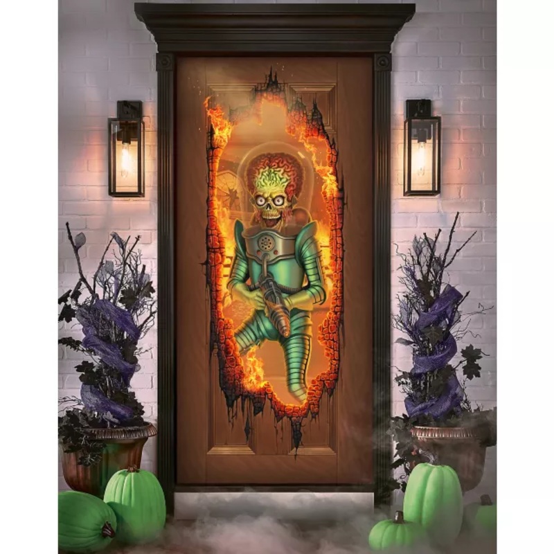 Martian Door Cover - Mars Attacks MULTI-COLOR