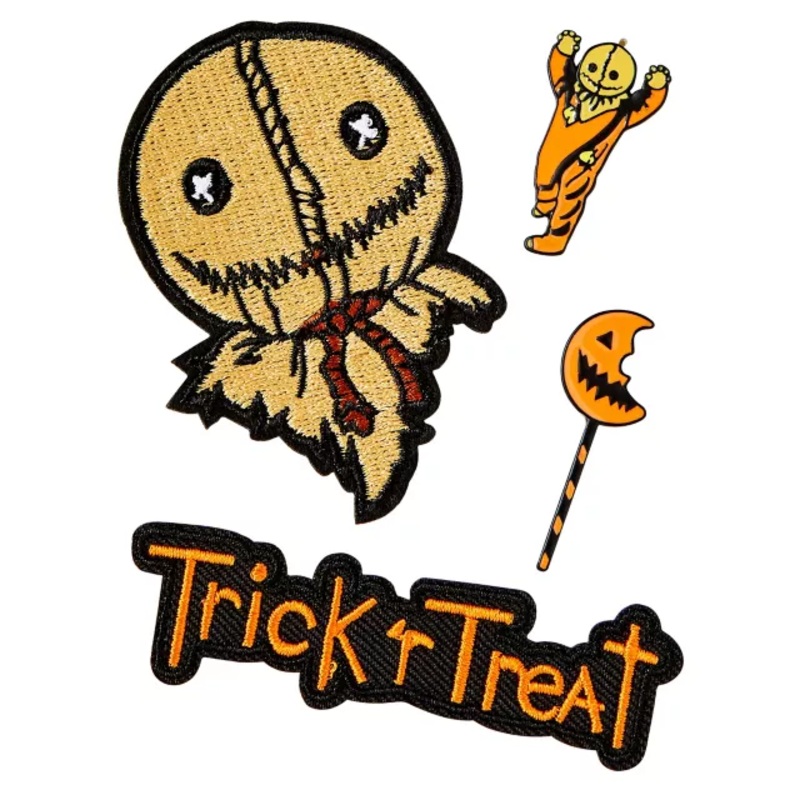 Sam Pin and Patch Set - Trick 'r Treat ORANGE/BROWN
