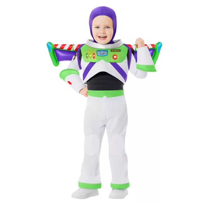 Toddler Light-Up Buzz Lightyear Costume - Toy Story GREEN 2T