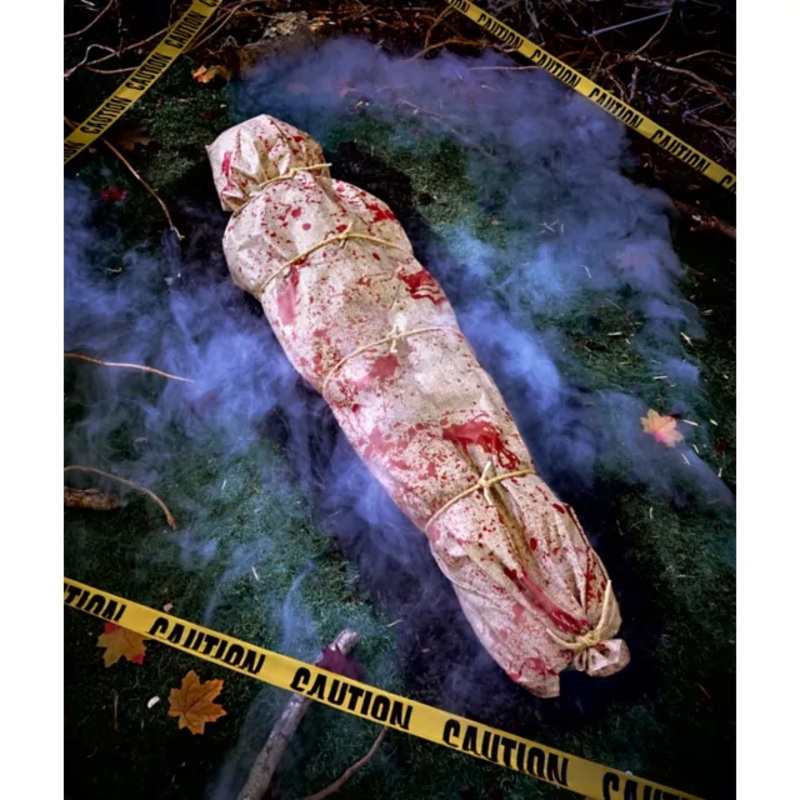 5 Ft. Bloody Body Bag BROWN