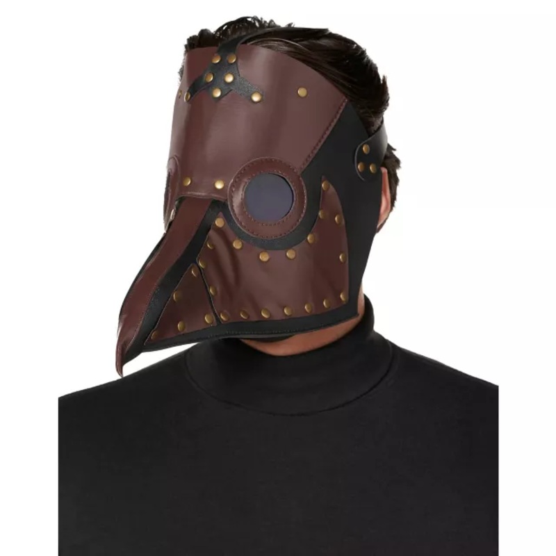 Adult Plague Doctor Mask BROWN ONE SIZE FITS MOST
