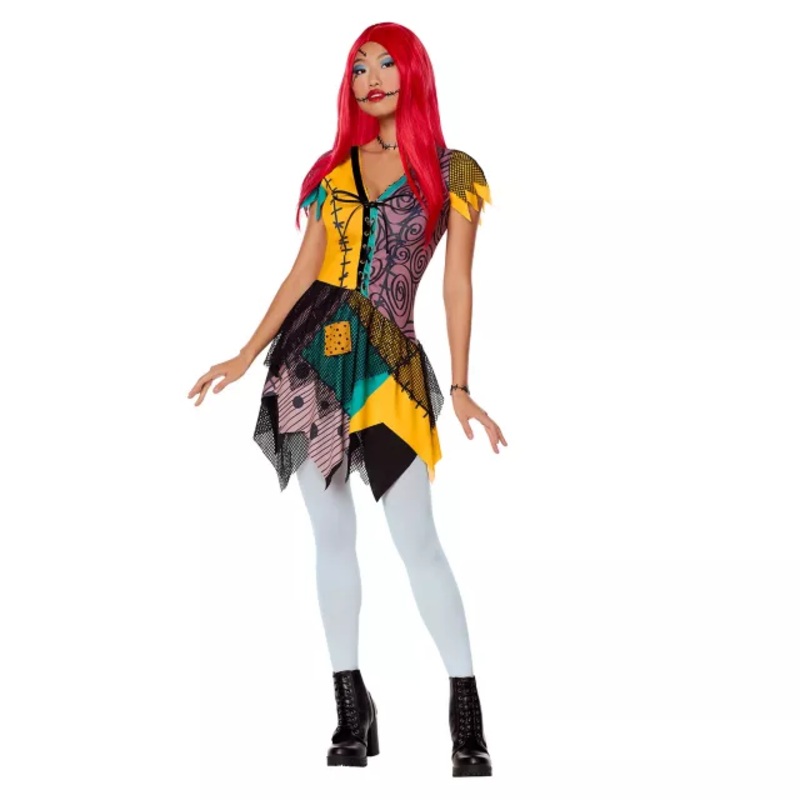 Adult Sally Dress - The Nightmare Before Christmas MULTI-COLOR ADULT EX SMALL